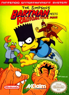 Simpsons, The - Bartman Meets Radioactive Man (USA) (Beta) box cover front